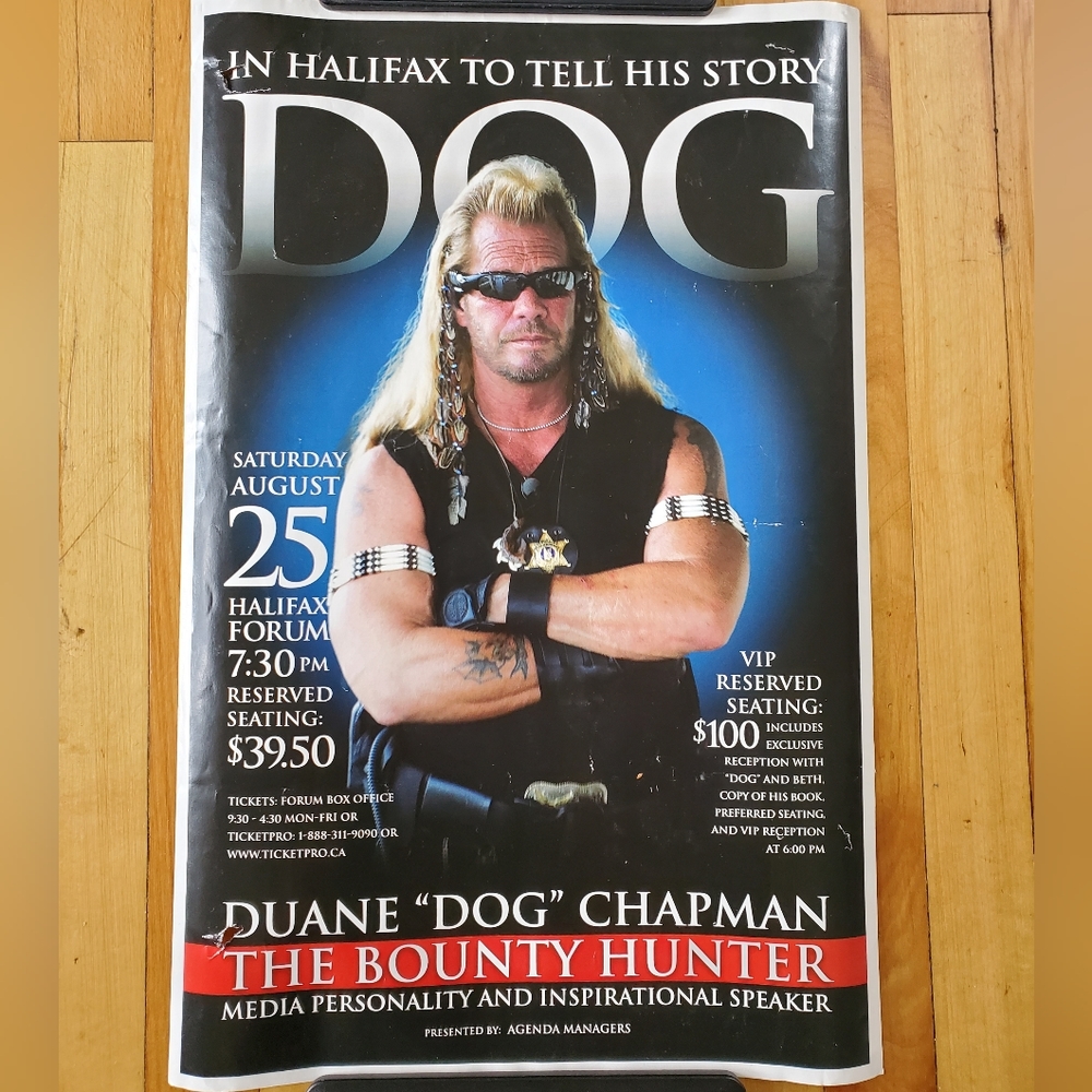 DOG the Bounty Hunter Duane Chapman Local Show Poster (11×17in)